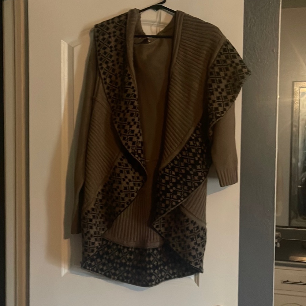 Style Co brown and black cardigan size XL